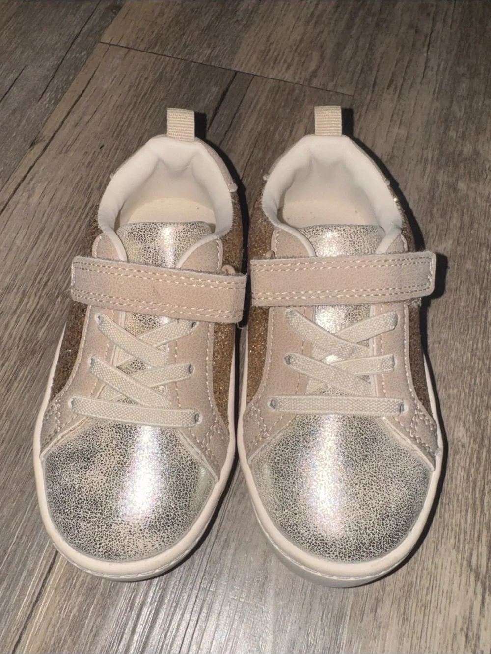 Carter's Glitter Slip-On Sneakers - Gold